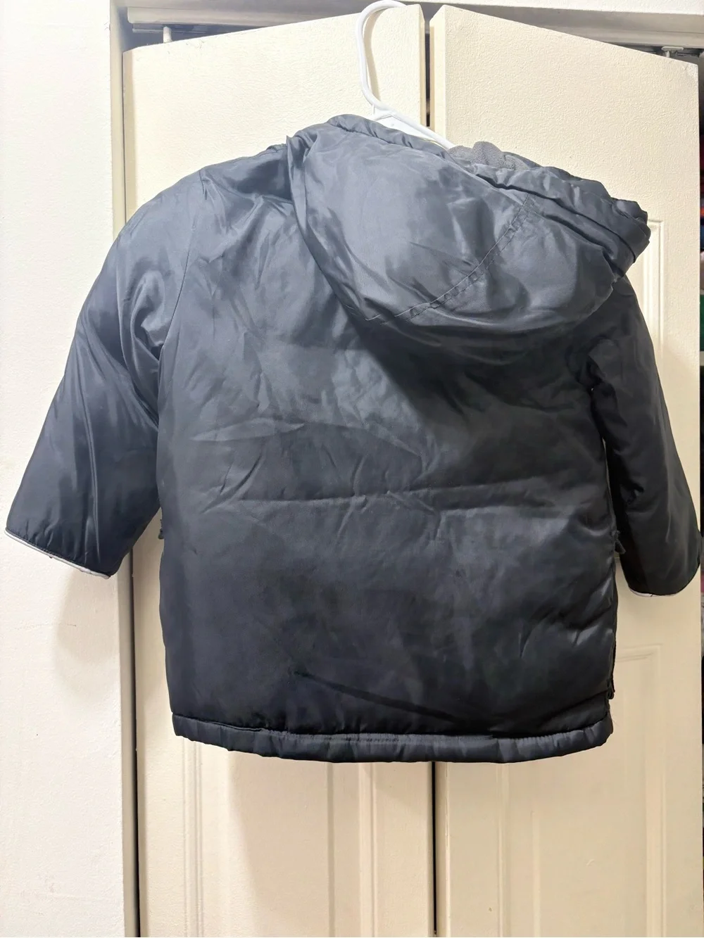 GAP Kids Black Hooded Puffer Jacket